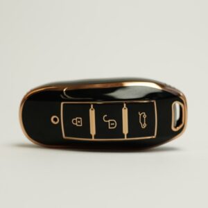 کاور مشکی و طلایی ریموت کربن TPU خودرو دیگنیتی