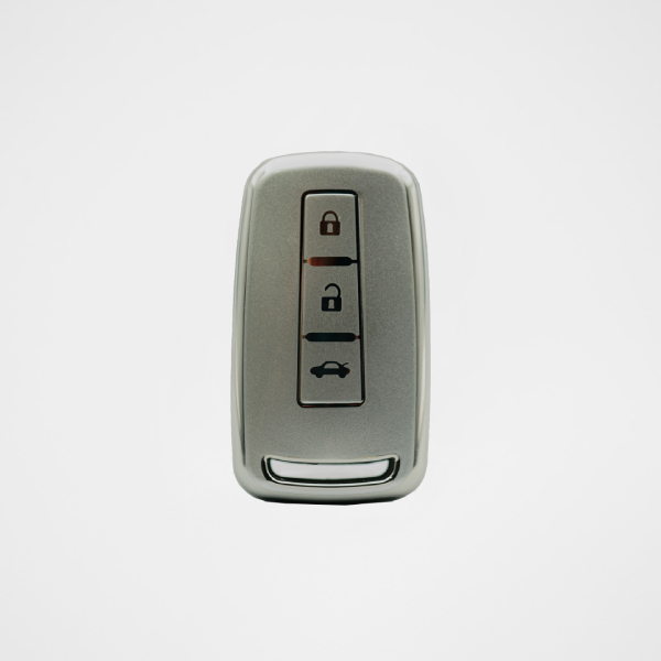 کاور ریموت کربن TPU خودرو هایما s7 نقره ای